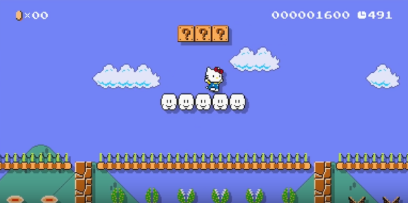 Super Mario Maker, Nintendo lancia il videogame di Hello Kitty