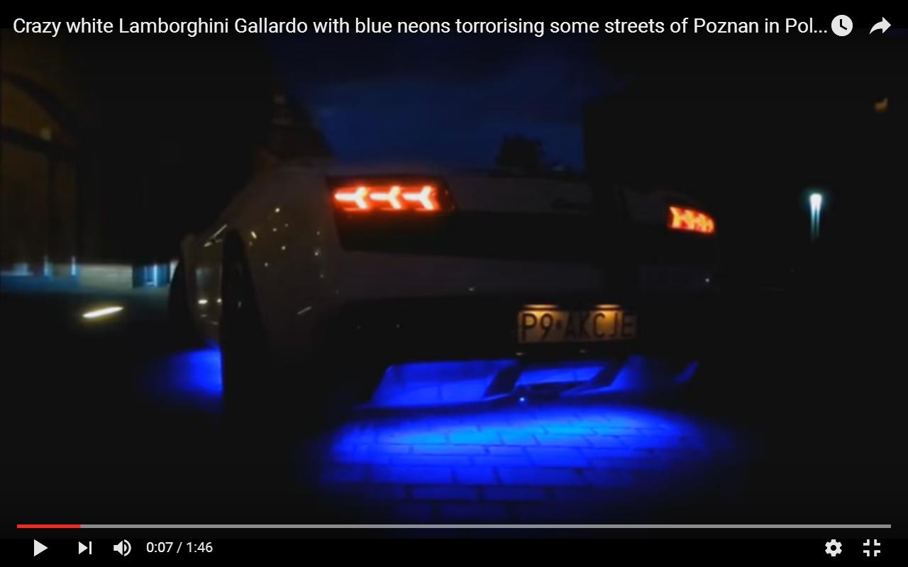 Lamborghini Gallardo effetto yacht di lusso [Video]