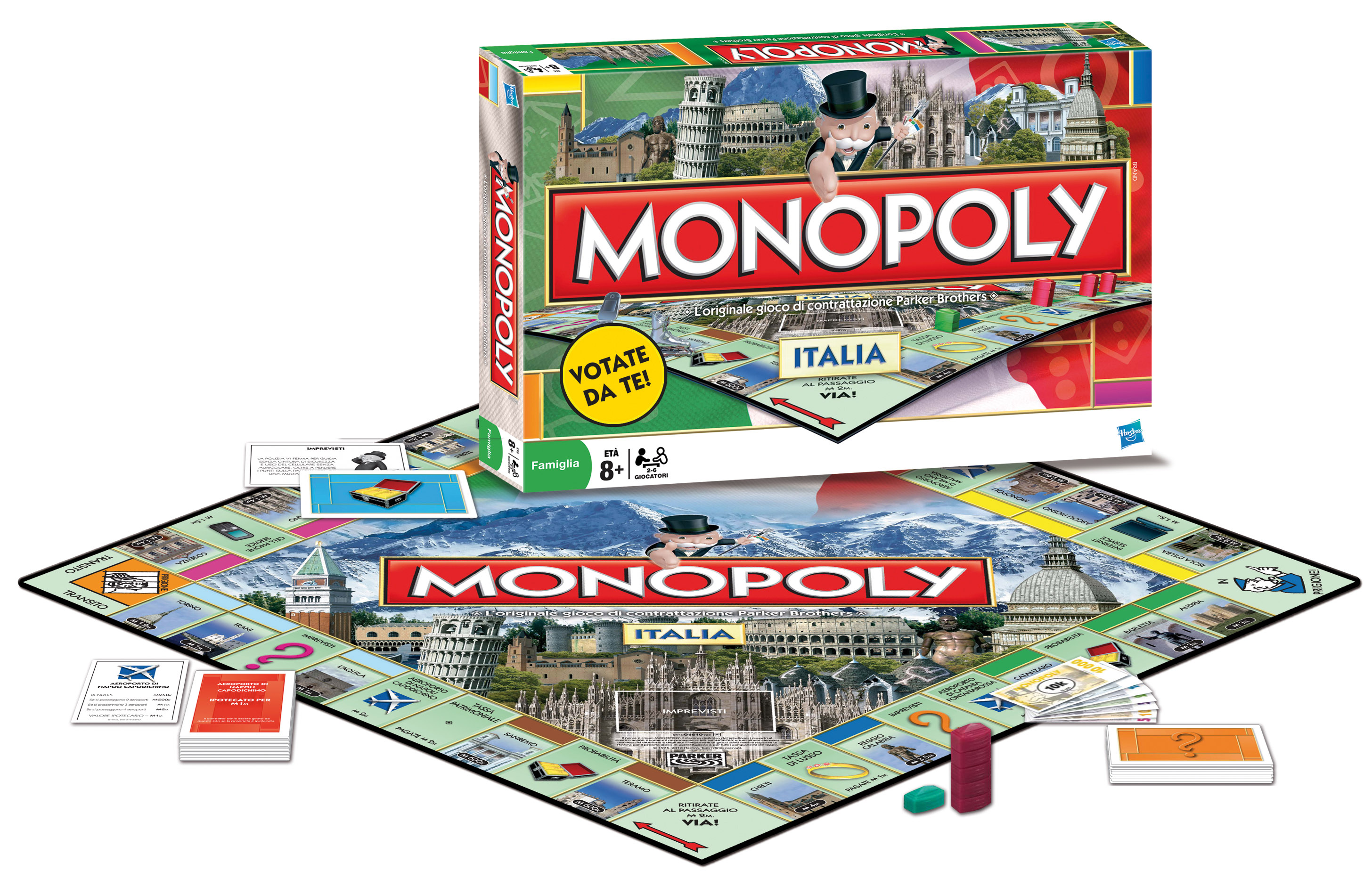 Monopoly al voto per scegliere le nuove città d’Italia