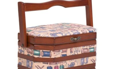 Patchwork, le scatole fai da te con strisce di stoffa