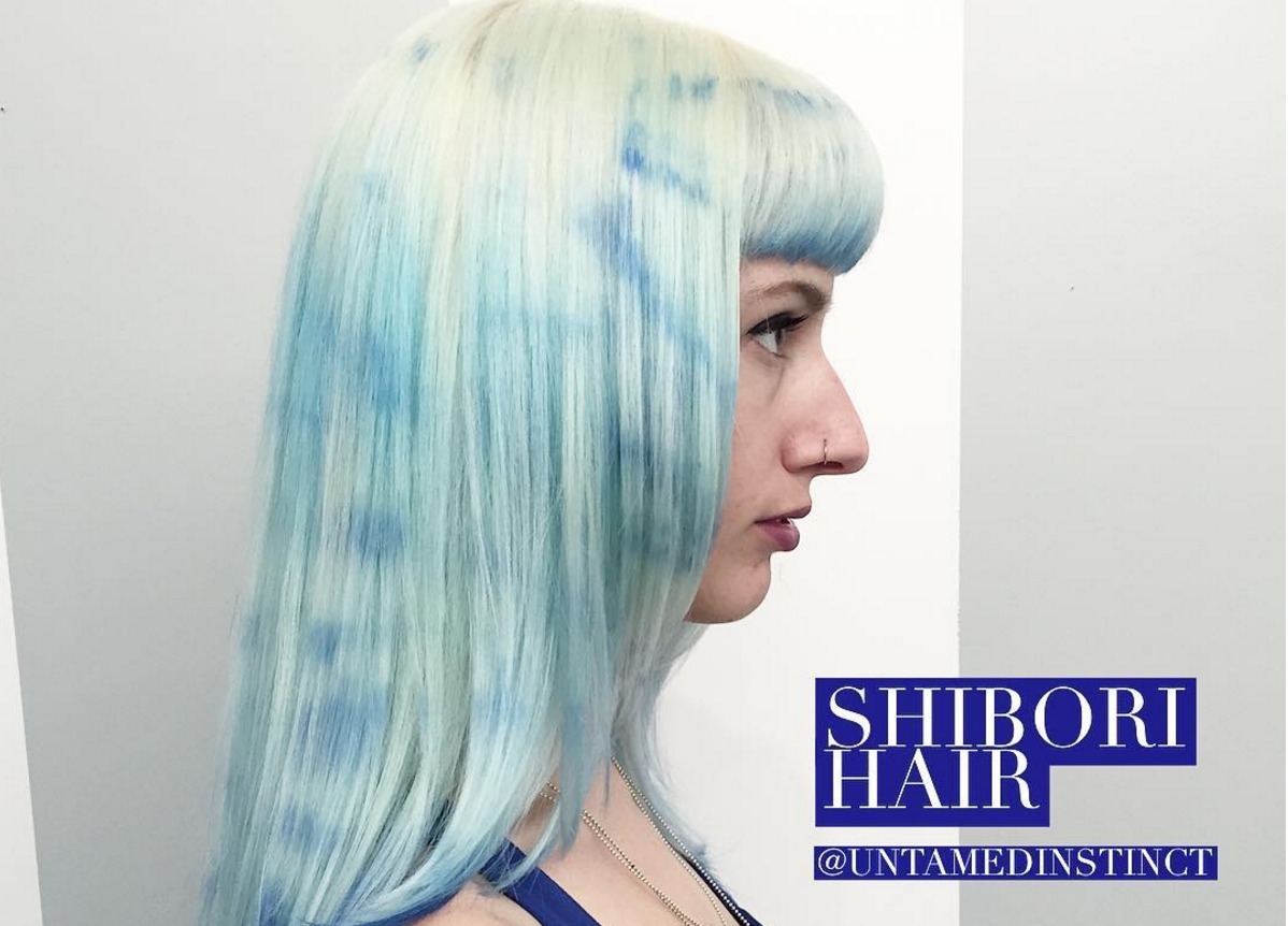 Tendenza capelli estate 2016, Shibori hair