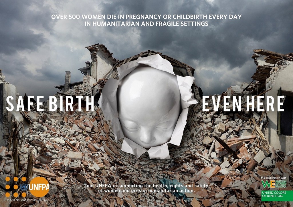 United Colors of Benetton presenta la campagna Safe Birth Even Here con UNFPA