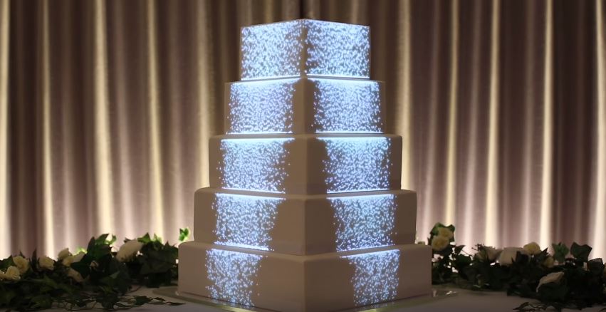 Wedding cake animata: l&#8217;ultima tendenza per la torta nuziale è il projection mapping