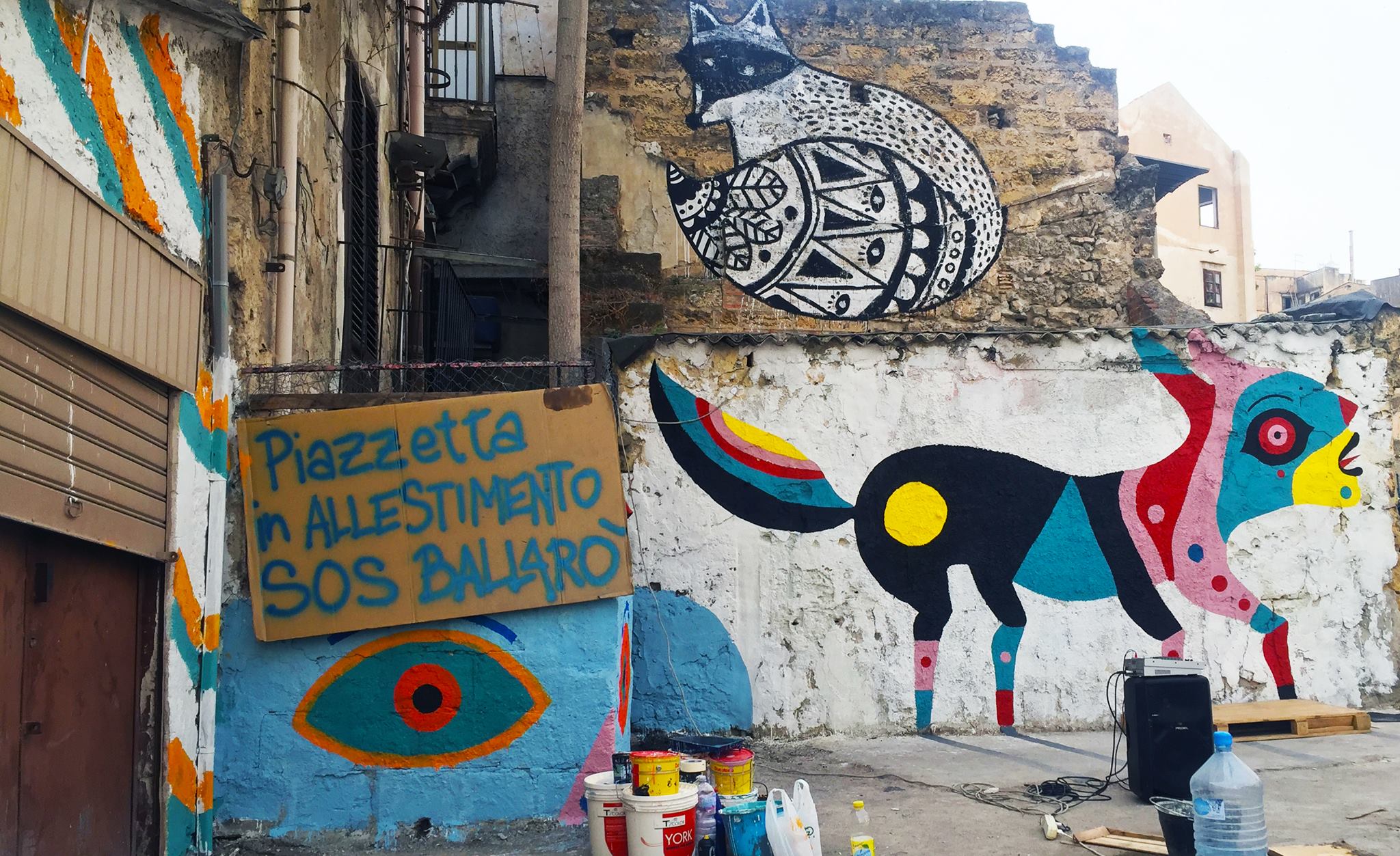 SOS Ballarò, la street art per riqualificare Palermo