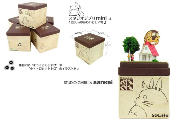 Studio Ghibli, i set in miniatura dei cartoni animati