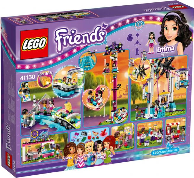 LEGO FRIENDS, il playset delle Montagne Russe del Parco divertimenti