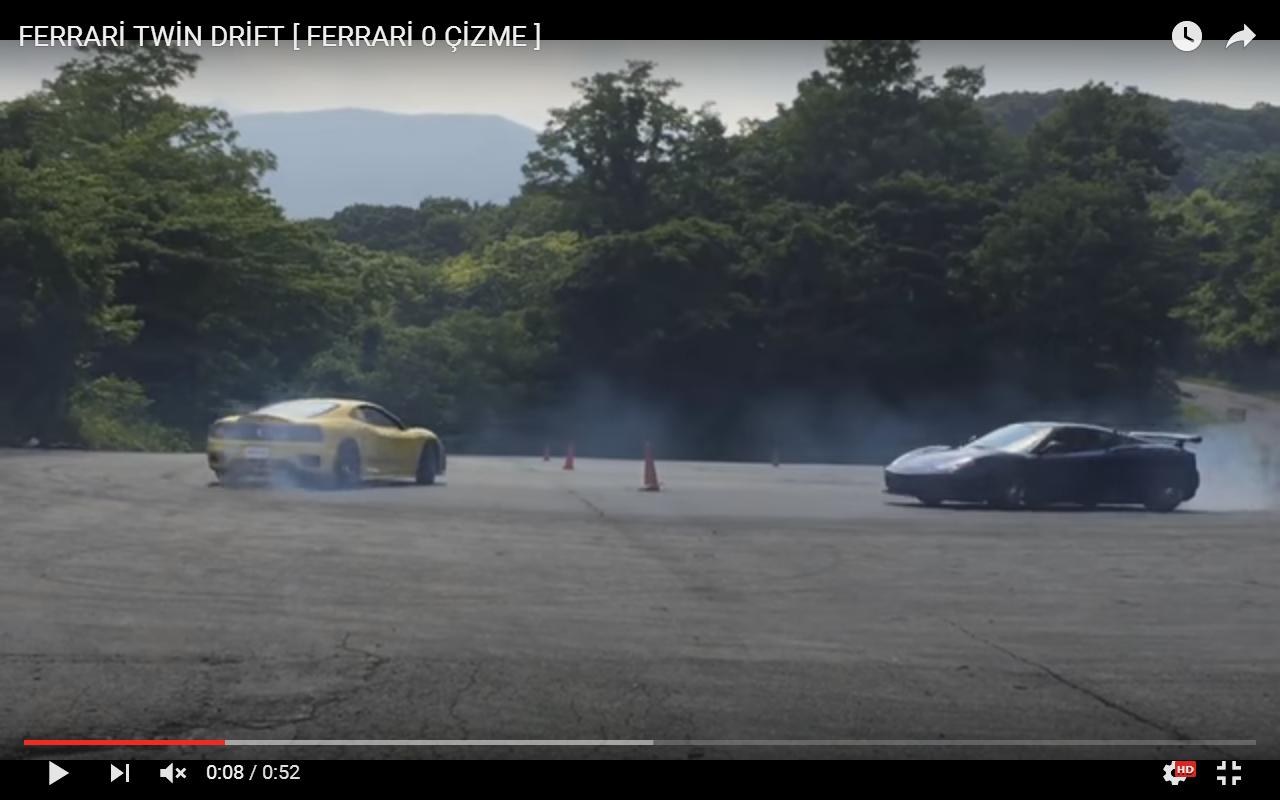 Due Ferrari danzano insieme in un balletto a base di drifting [Video]