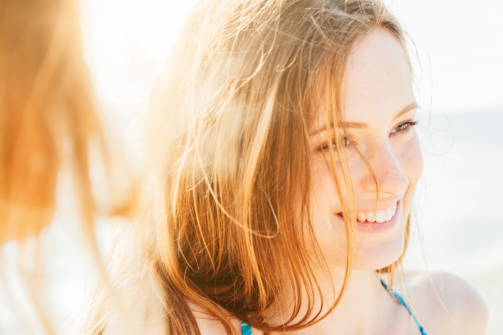 Capelli stressati dal sole