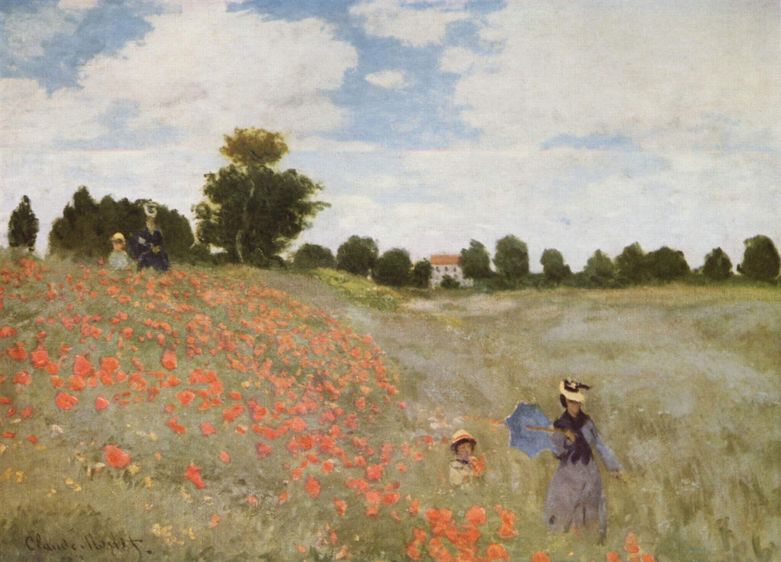 “I papaveri”, di Claude Monet
