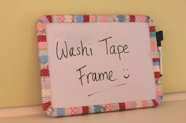 cornice di patchwork con il fai da te