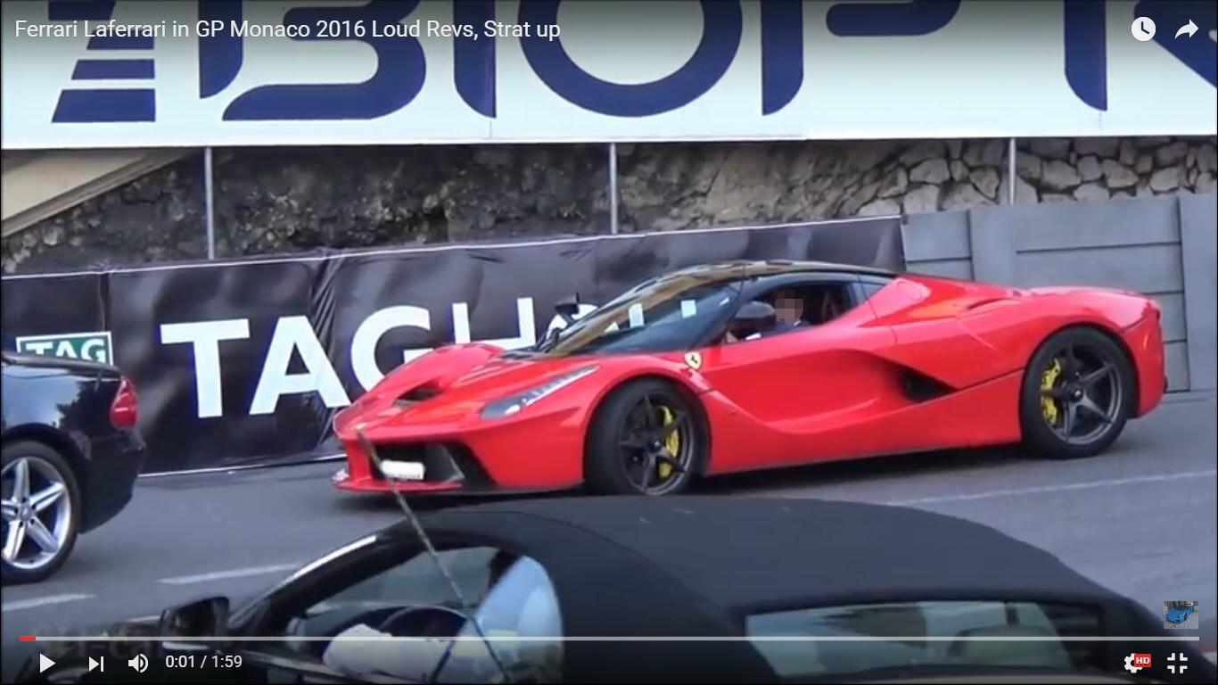Ferrari LaFerrari a Monte Carlo: un matrimonio di lusso [Video]