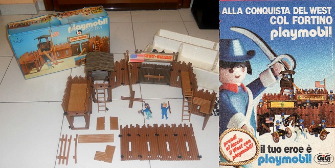 Il Fortino Playmobil, gioco vintage degli anni Ottanta