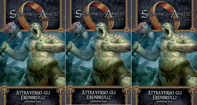 Il Signore degli Anelli LCG: l&#8217;adventure pack Attraverso gli Erenbrulli