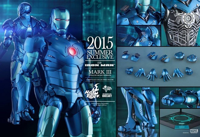 Iron Man Mark III: da Hot Toys l&#8217;action figure Stealth Mode Version