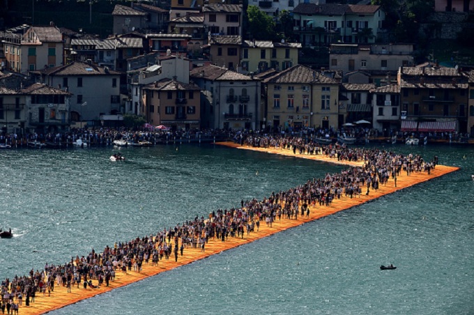 Passerella di Christo, chiuso l’accesso di notte per manutenzione