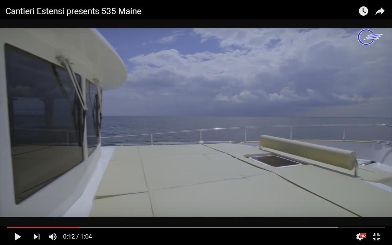 Cantieri Estiensi yacht 535 Maine [Video]