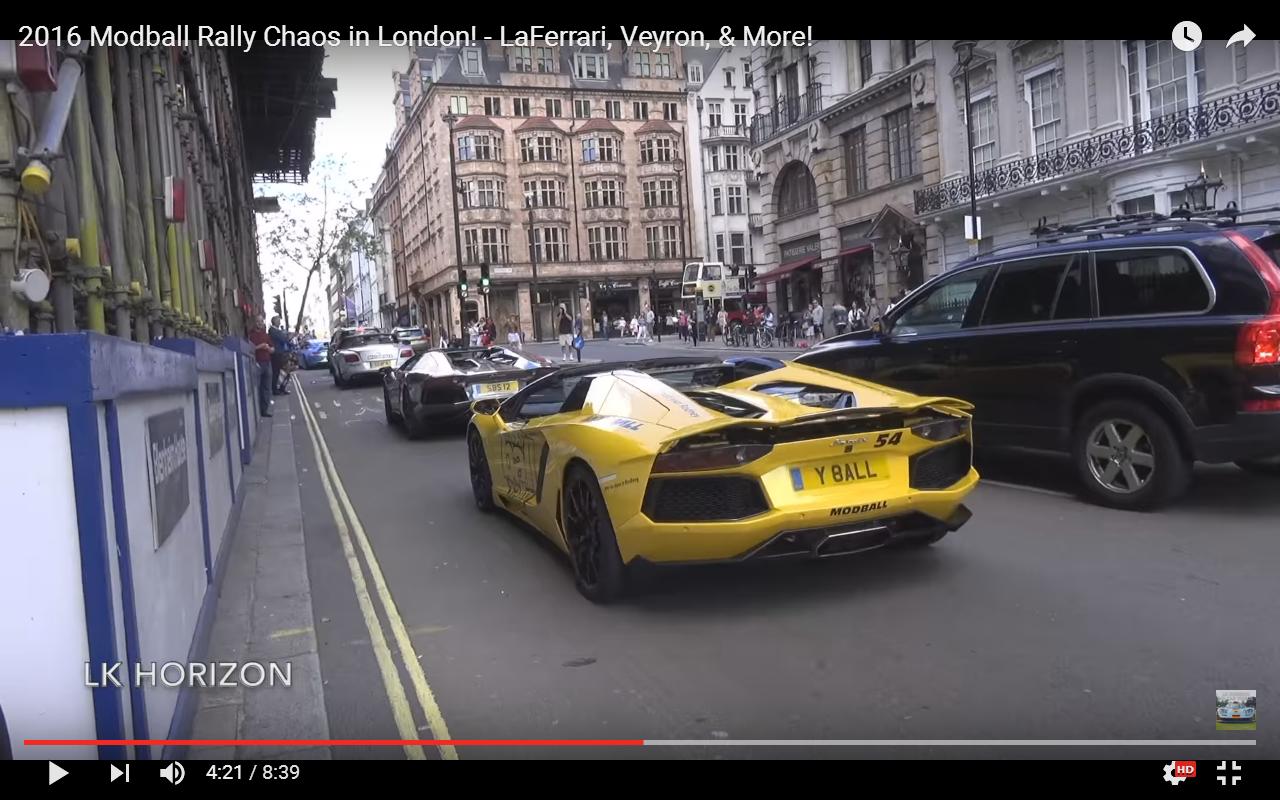 Modball Rally: auto sportive da sogno a Londra [Video]