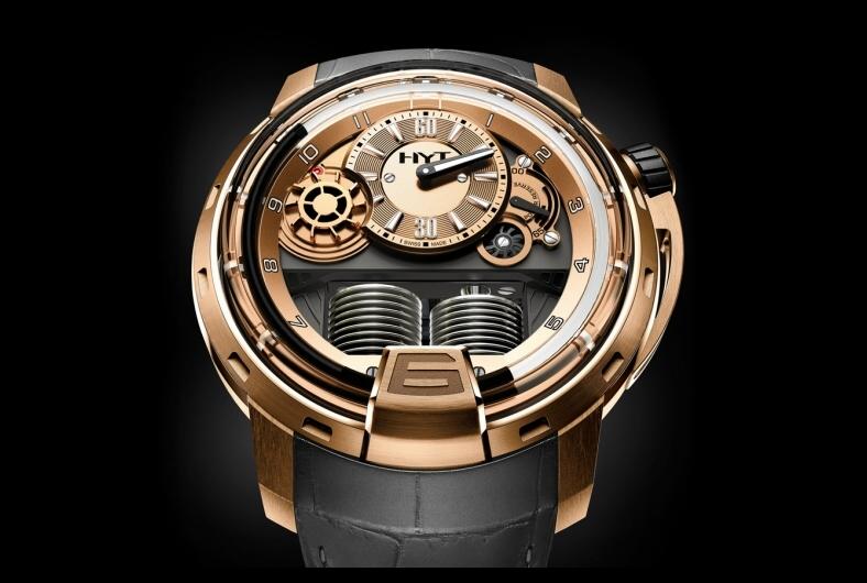 Orologio di lusso HYT H1 Full Gold