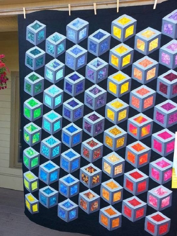 Patchwork, il video tutorial per realizzare cubi in 3D