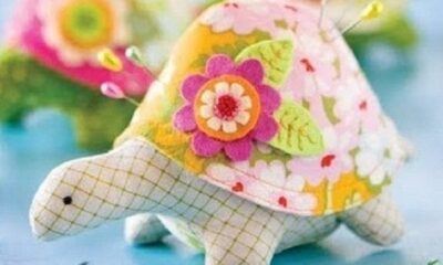 puntaspilli fai da te a forma di tartaruga