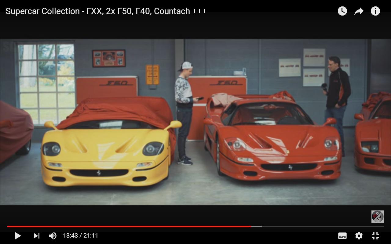 Ferrari, Lamborghini e altre auto sportive in un garage pazzesco [Video]