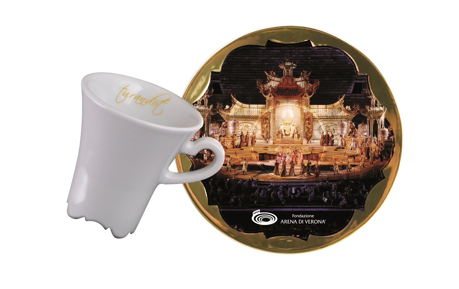 Ancap e Fondazione Arena di Verona per la collezione di tazze da caffè Turandot