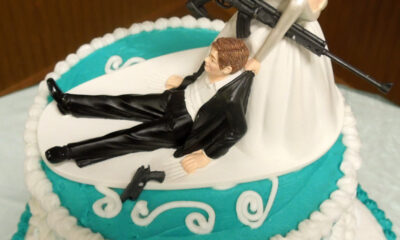 Matrimonio torta strana