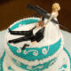 Matrimonio torta strana