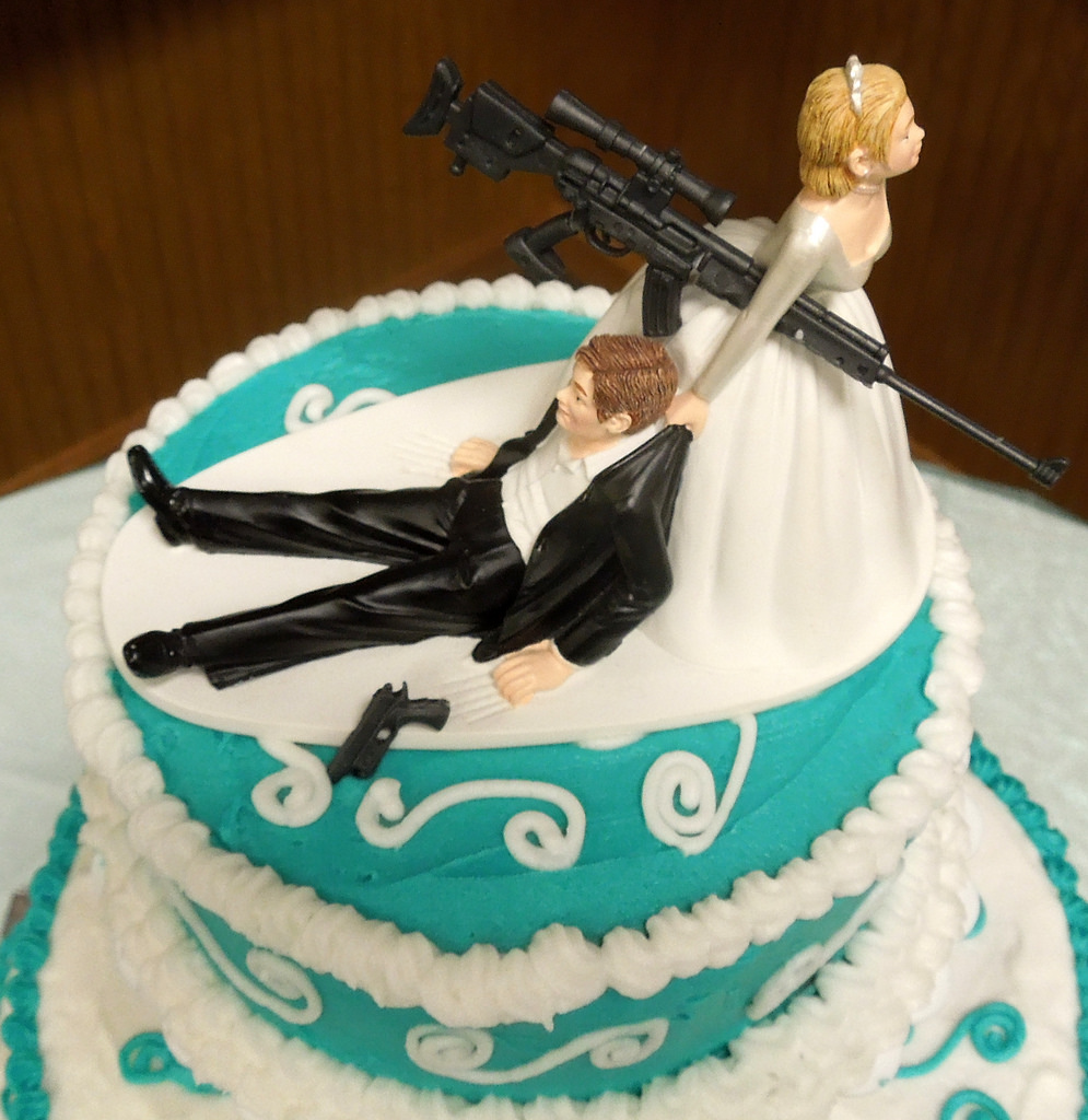 Matrimonio torta strana
