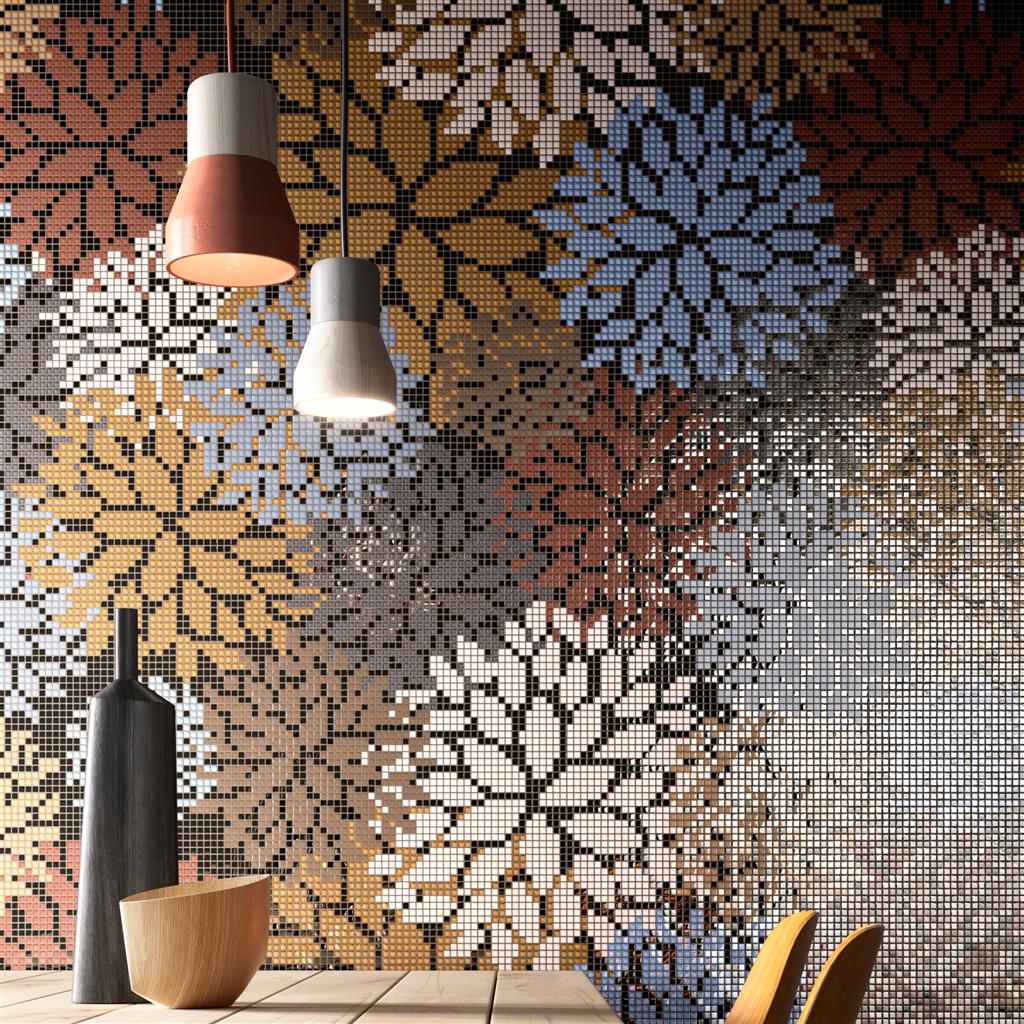 Wall covering mosaico