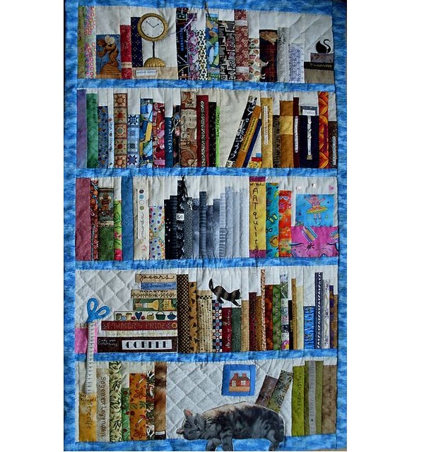 La coperta di patchwork per tutti gli amanti dei libri
