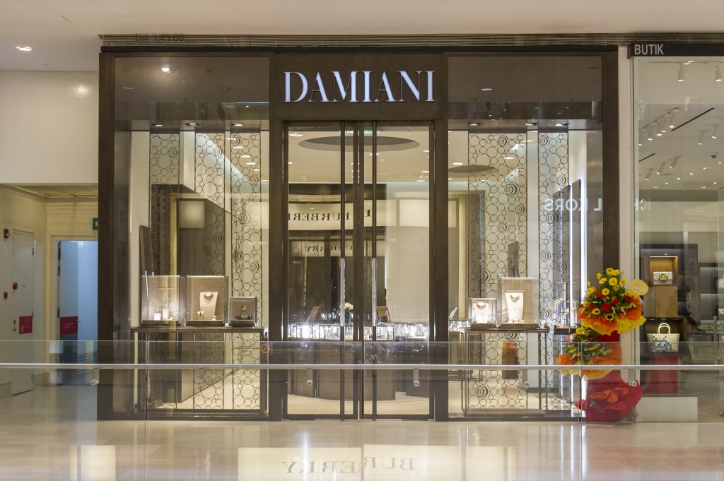 Damiani apre boutique di lusso a Kuala Lumpur