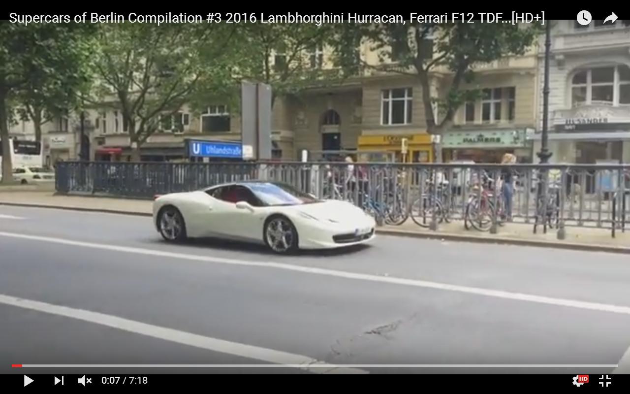 Auto sportive e di lusso a Berlino [Video]