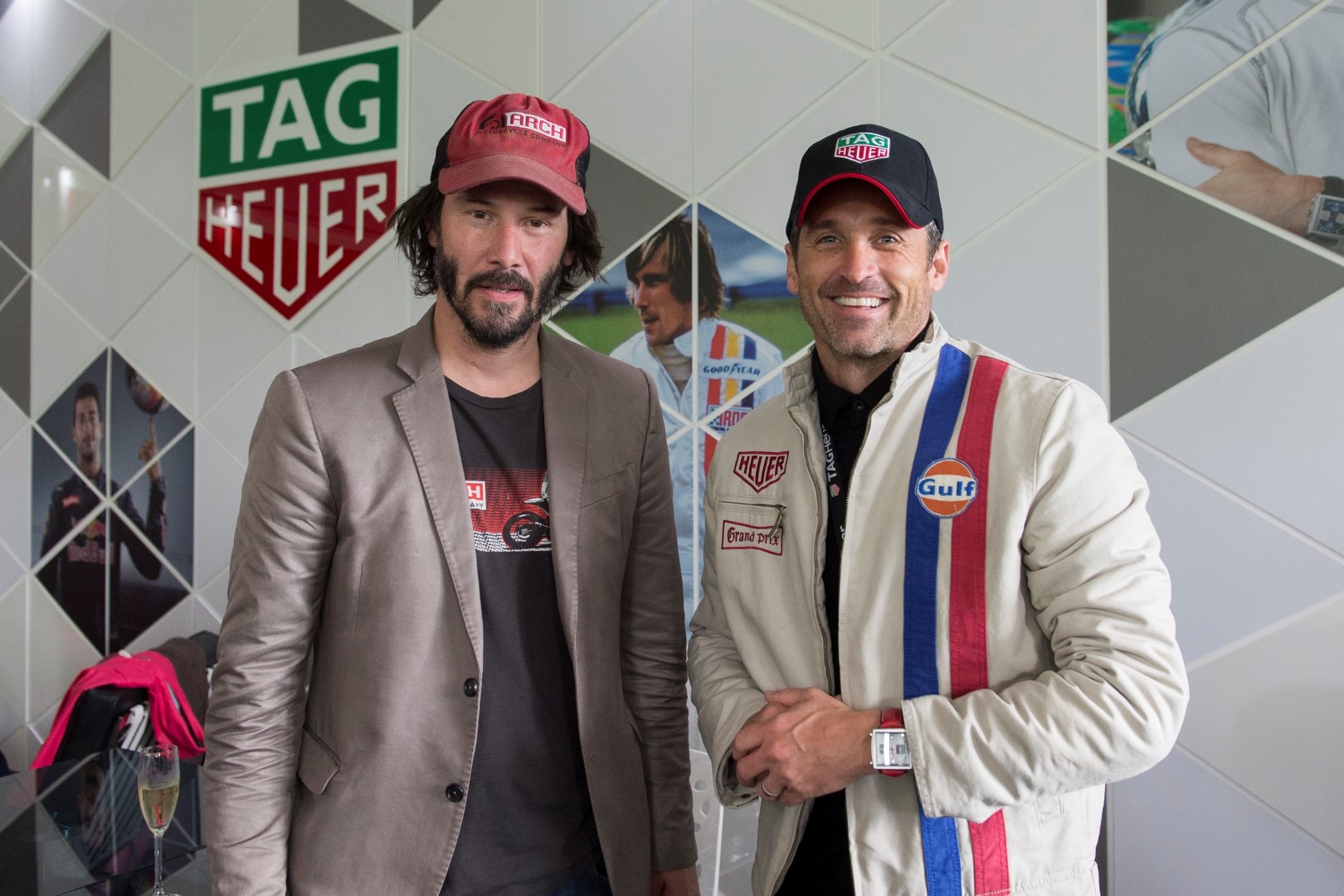 Goodwood Festival of Speed 2016: Patrick Dempsey e Keanu Reeves, special guest di TAG Heuer