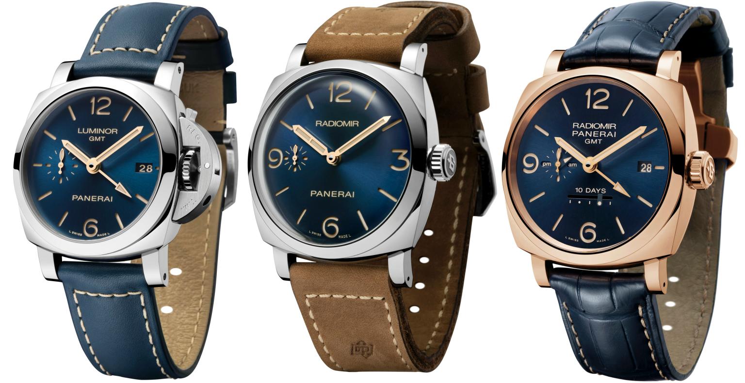 Officine Panerai collezione orologi di lusso Blue Dial