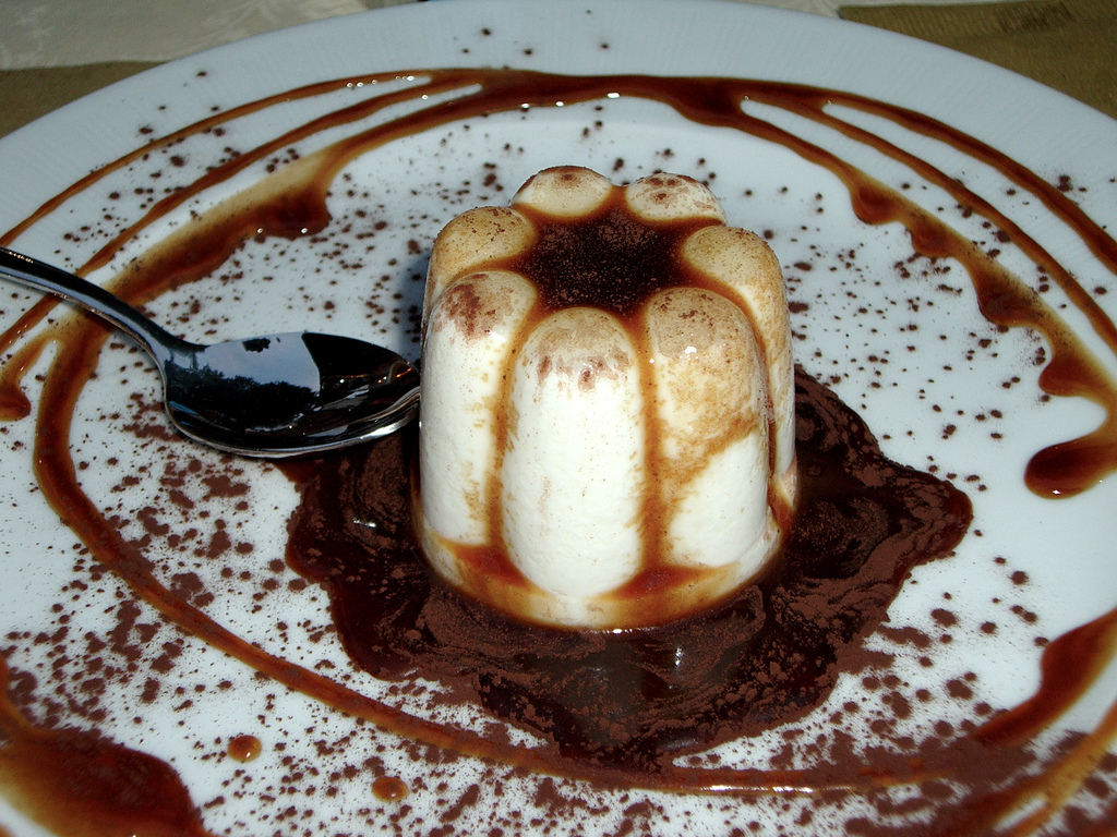 panna cotta al caramello