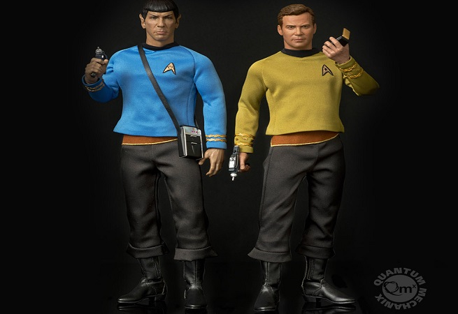 San Diego Comic-con 2016: da Star Trek le action doll del Capitano Kirk e Spock di QMX