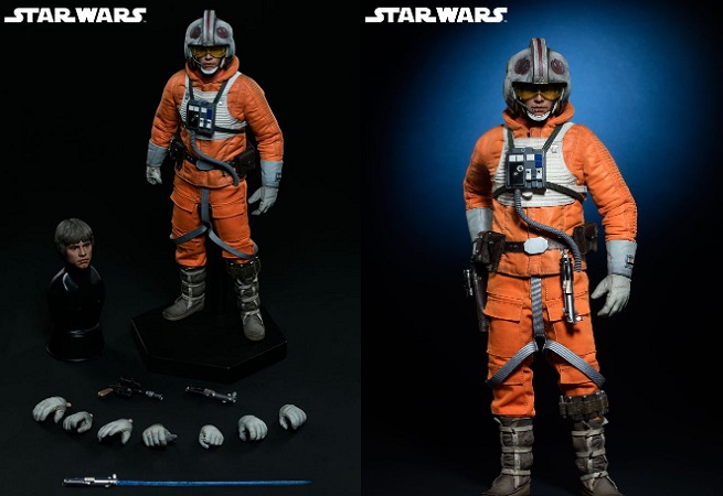 Star Wars: l&#8217;action doll di Luke Skywalker versione Rogue Group Snowspeeder Pilot