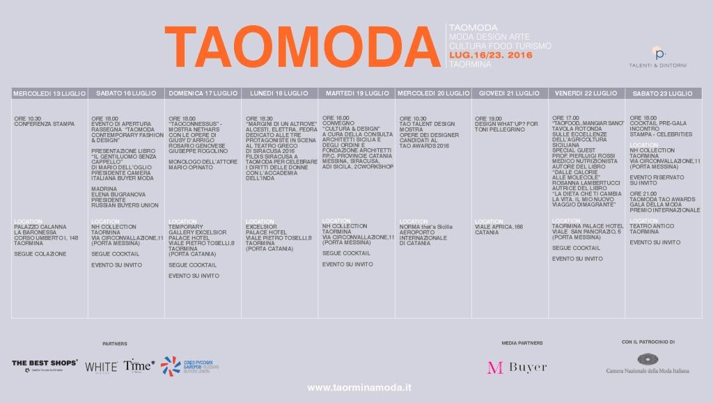 Taomoda Awards 2016: fashion e classe a Taormina