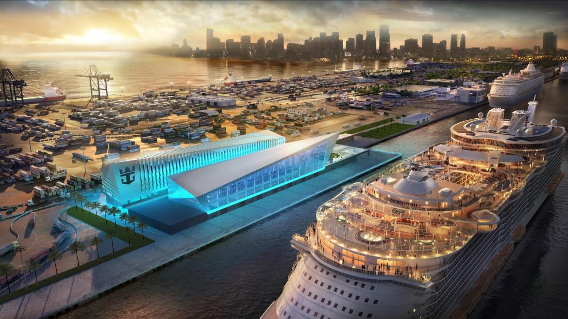 Terminal per crociere di lusso a Miami da Royal Caribbean Cruises