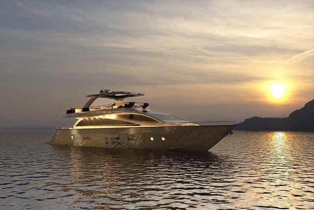 Yacht di lusso Visionaria in acqua a Viareggio