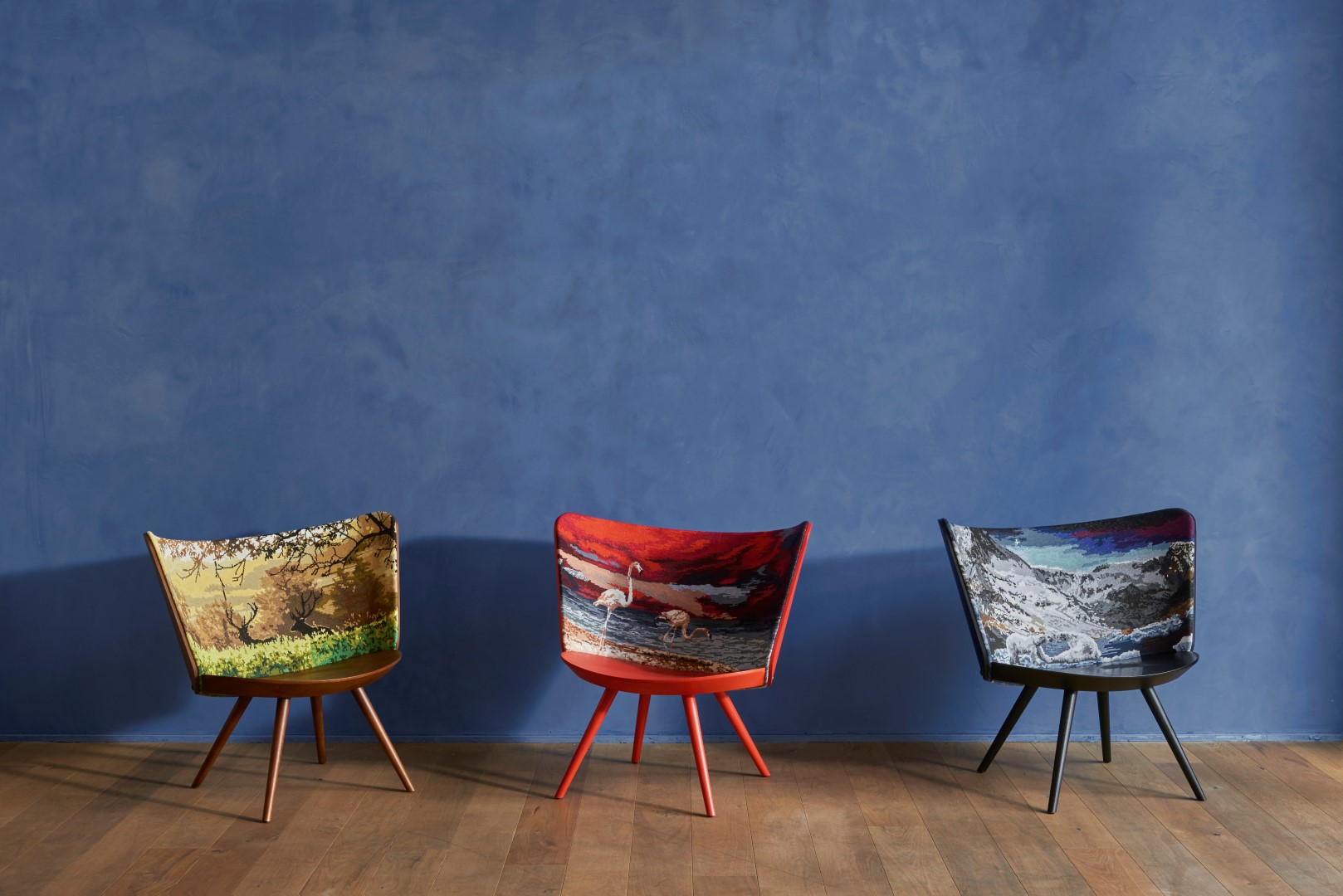 Cappellini sedie design: la Embroidery Chair di Johan Lindstèn