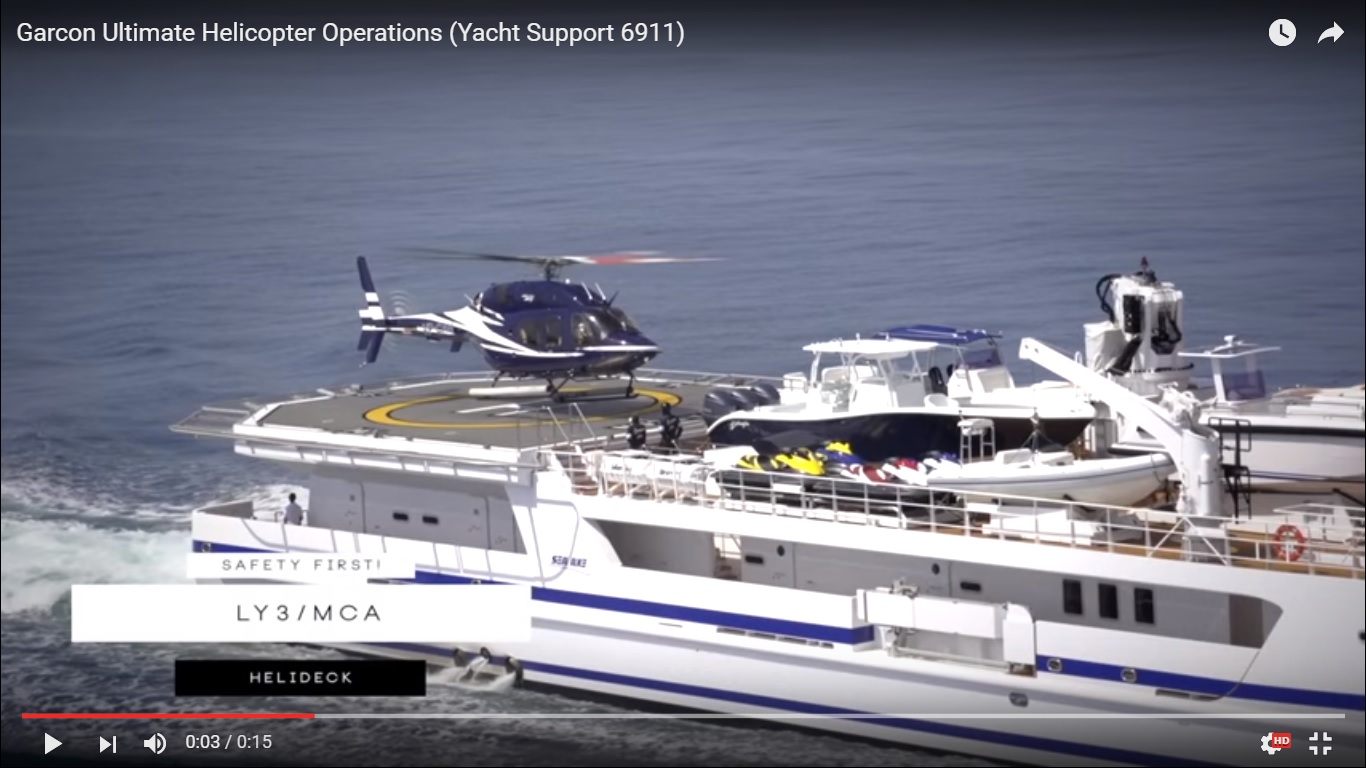 Elicottero e yacht di lusso: una miscela di ricchezza [Video]