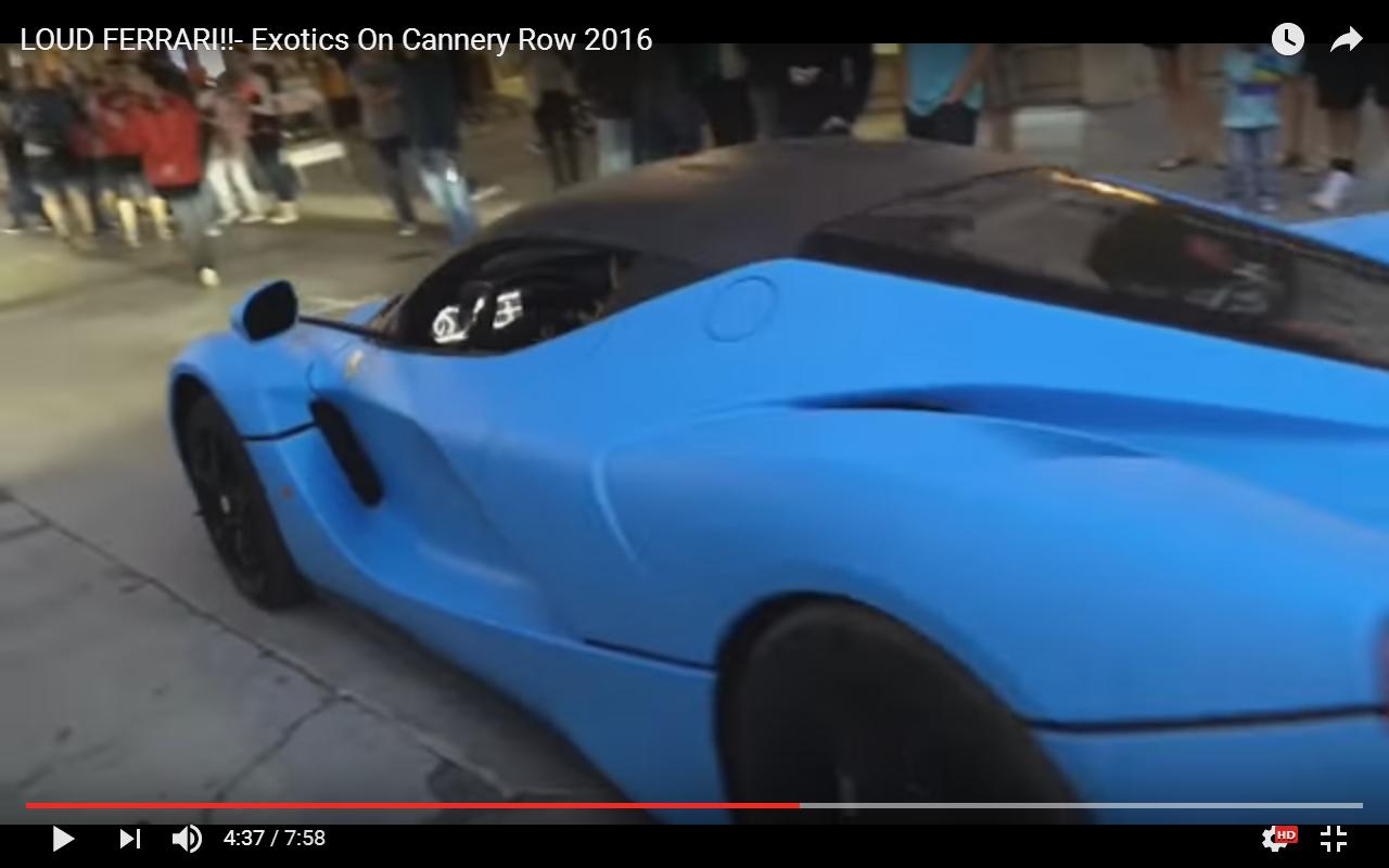 Exotics On Cannery Row 2016: auto sportive da sogno [Video]