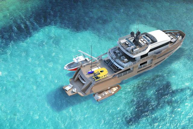 Progetto yacht di lusso Oceanemo 33 al Cannes Yachting Festival 2016