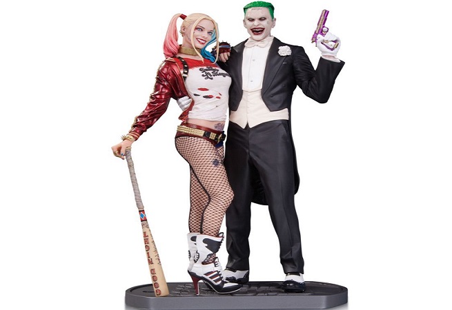Suicide Squad: la statua di Harley Quinn e Joker di DC Collectibles
