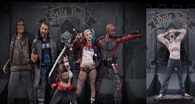 Suicide Squad: le statue dei personaggi della DC Collectibles