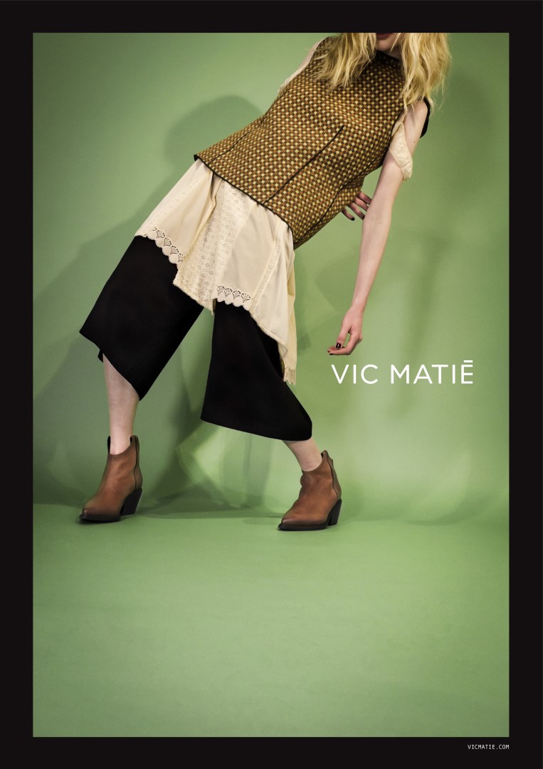 Vic Matié campagna pubblicitaria autunno inverno 2016 2017: ispirazione rock e contemporanea
