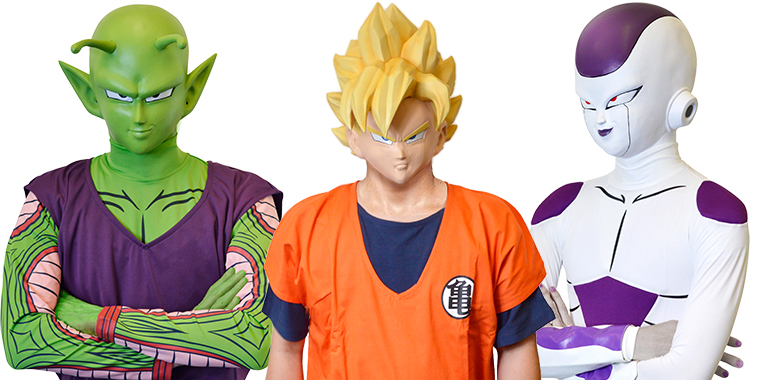 Dragon Ball Z, dal Giappone la maschera dei personaggi della serie