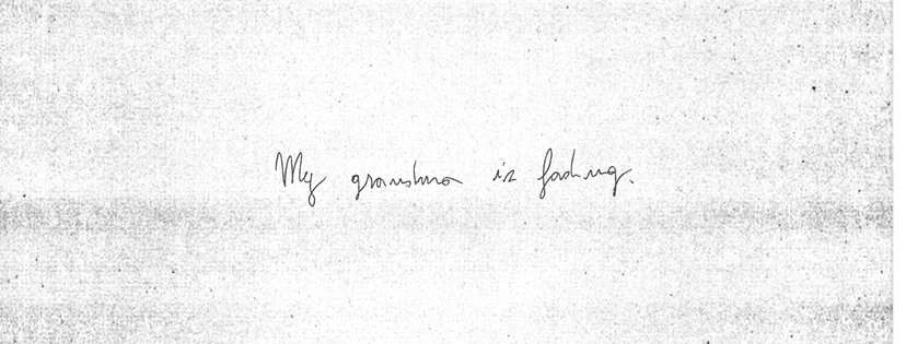“My Grandma is fading”, raccontare l&#8217;Alzheimer con una fotocopia